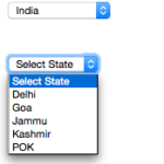 Dependent dropdown example in PHP, MySQL