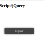 Copy to clipboard example in JavaScript/jQuery | How To Copy to Clipboard