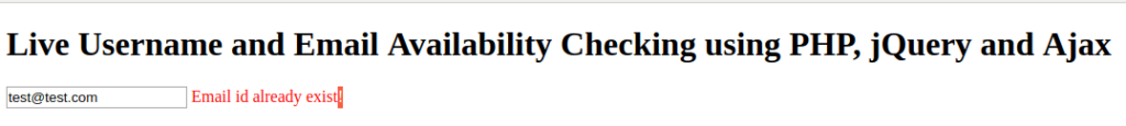 email-id-already-exist