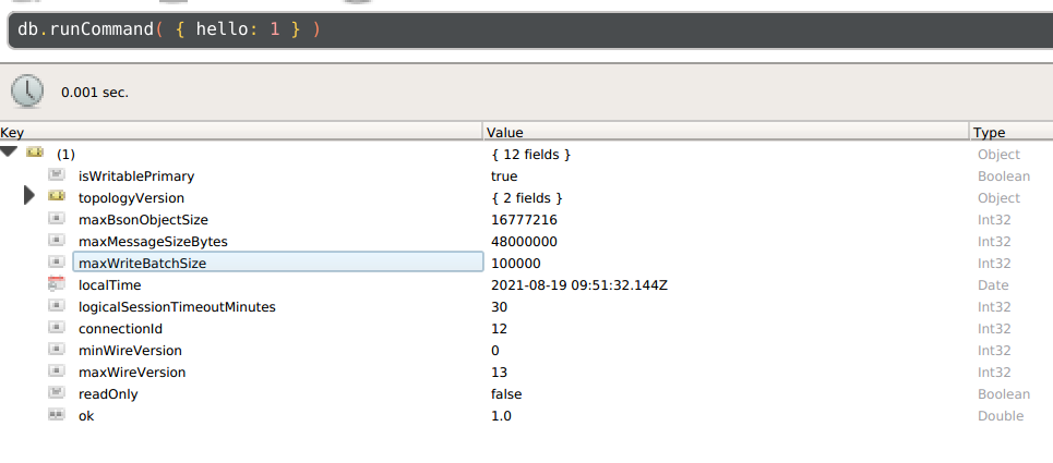 insertMany() document size